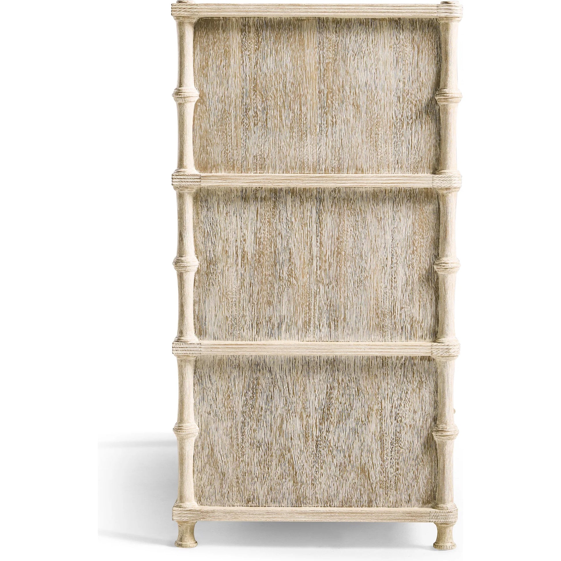 Bywater Dresser by Jonathan Charles in beige and washed acacia. Made from oak, aluminum, acacia veneer, beech in a transitional style.