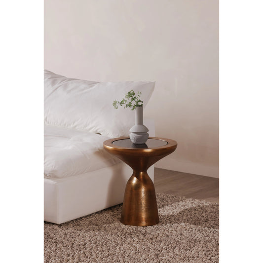 Arro Decorative Vessel by Moe's Home Collection in grey. Made from terracotta in a modern style.