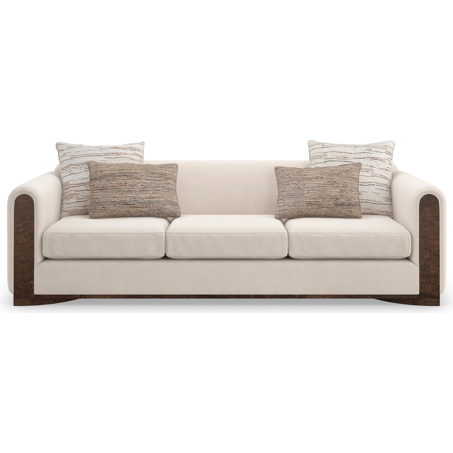 005 SI-2096015 | Additional Silo | Dimitri Sofa by Caracole in galway burl. Made from birch in a modern style.