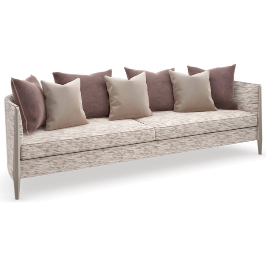 Piping Hot by Caracole in silver and soft silver paint. Made from birch in a modern style.