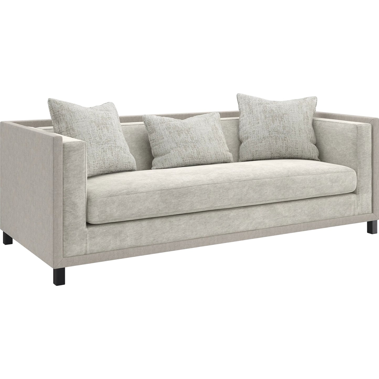 002 SI-2193909 | Primary Silo | Tuxedo Sofa by Caracole in brushed deep bronze. Made from unique in a unique style.