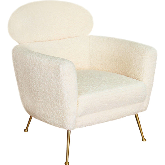 Felice Chair by Pasargad Home in cream and cream, cream. Made from unique in a modern style.