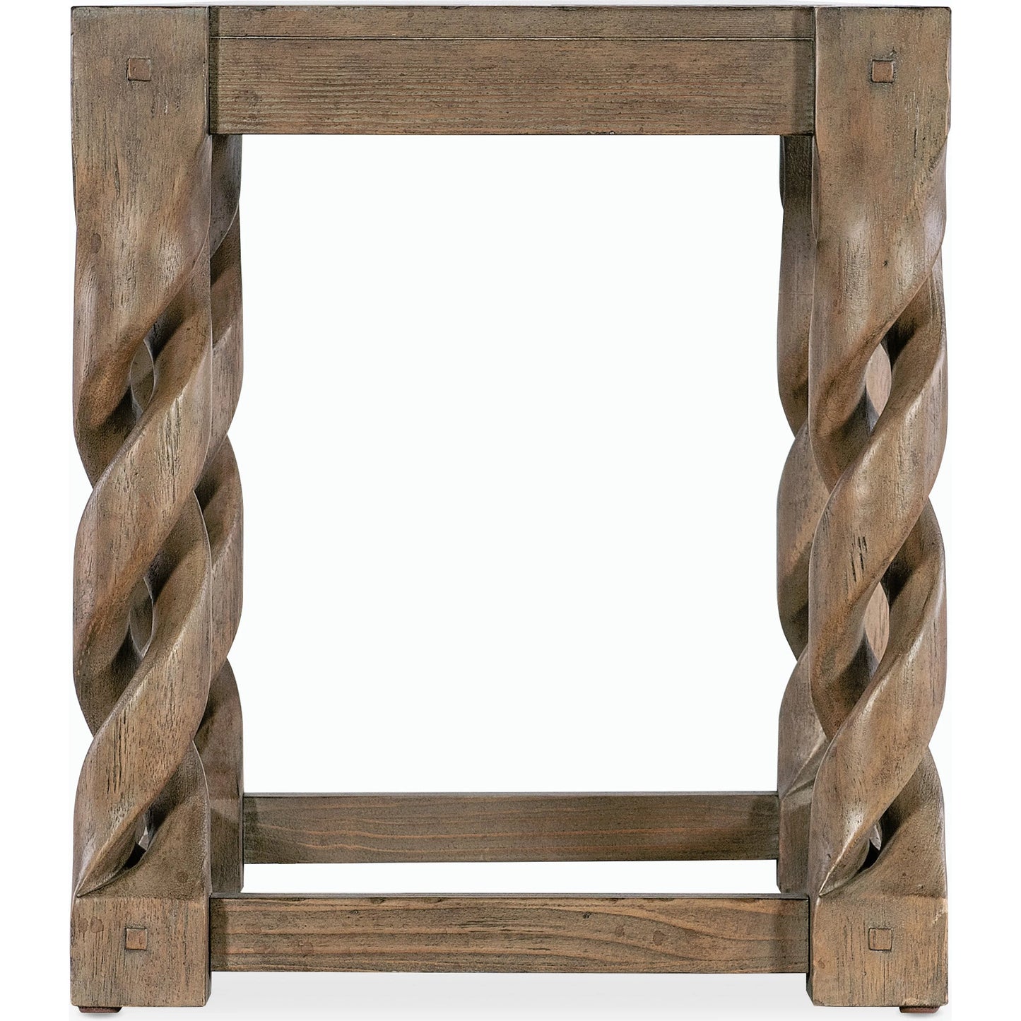 002 SI-2185835 | Additional Silo | Commerce & Market Jack O'bein End Table by Hooker Furniture in medium wood and medium wood finish. Made from pine veneers in a modern style.