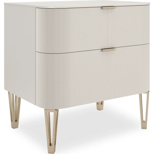 True Love 2-Drawer Nightstand by Caracole. Made from birch in a transitional style.