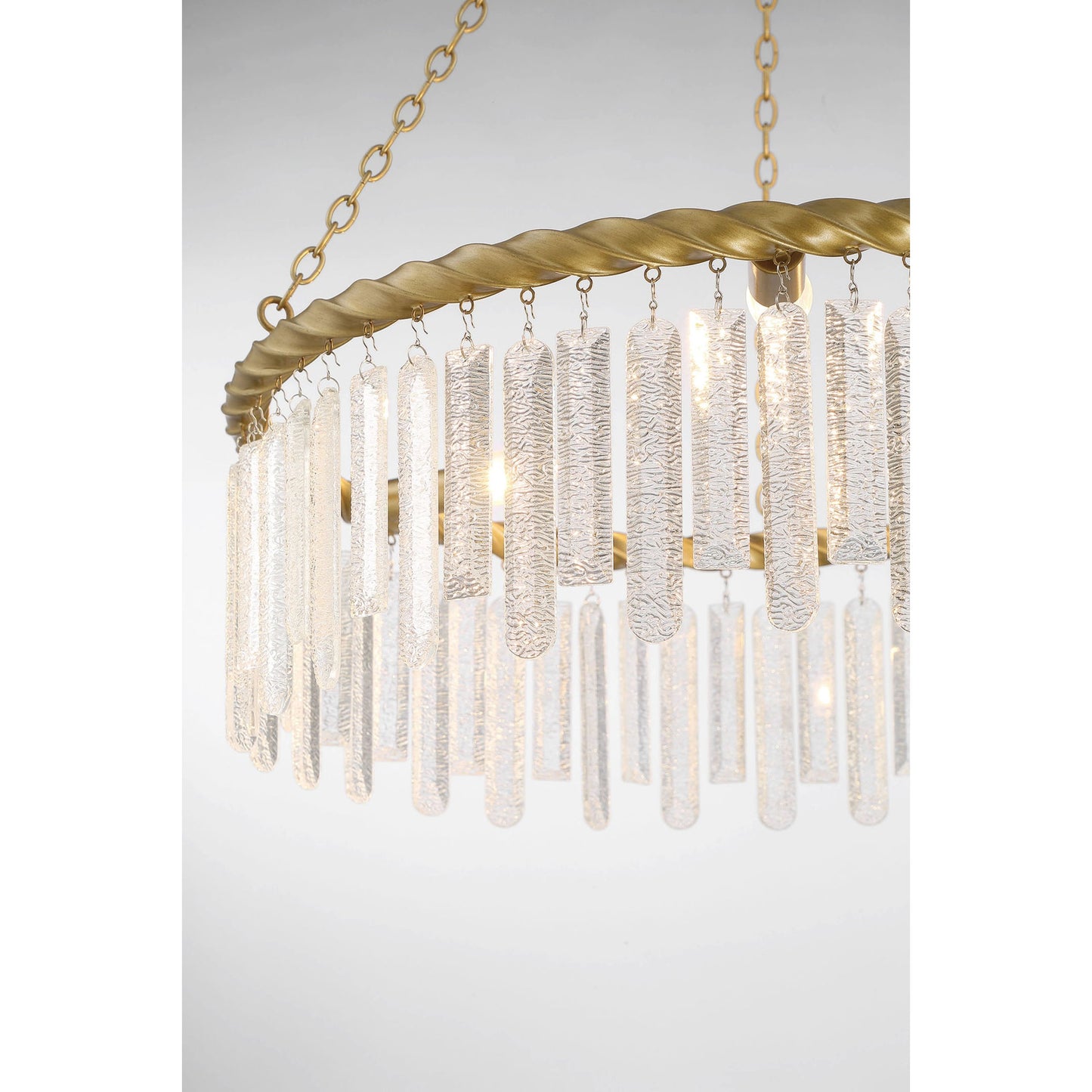004 SI-1966003 | Additional Silo | Reverie Chandelier by Lumanity in brass. Made from iron, crystal in a modern style.