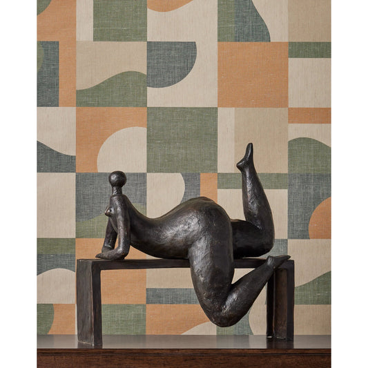 Odalisque by Currey and Company in bronze. Made from bronze in a eclectic & global style.
