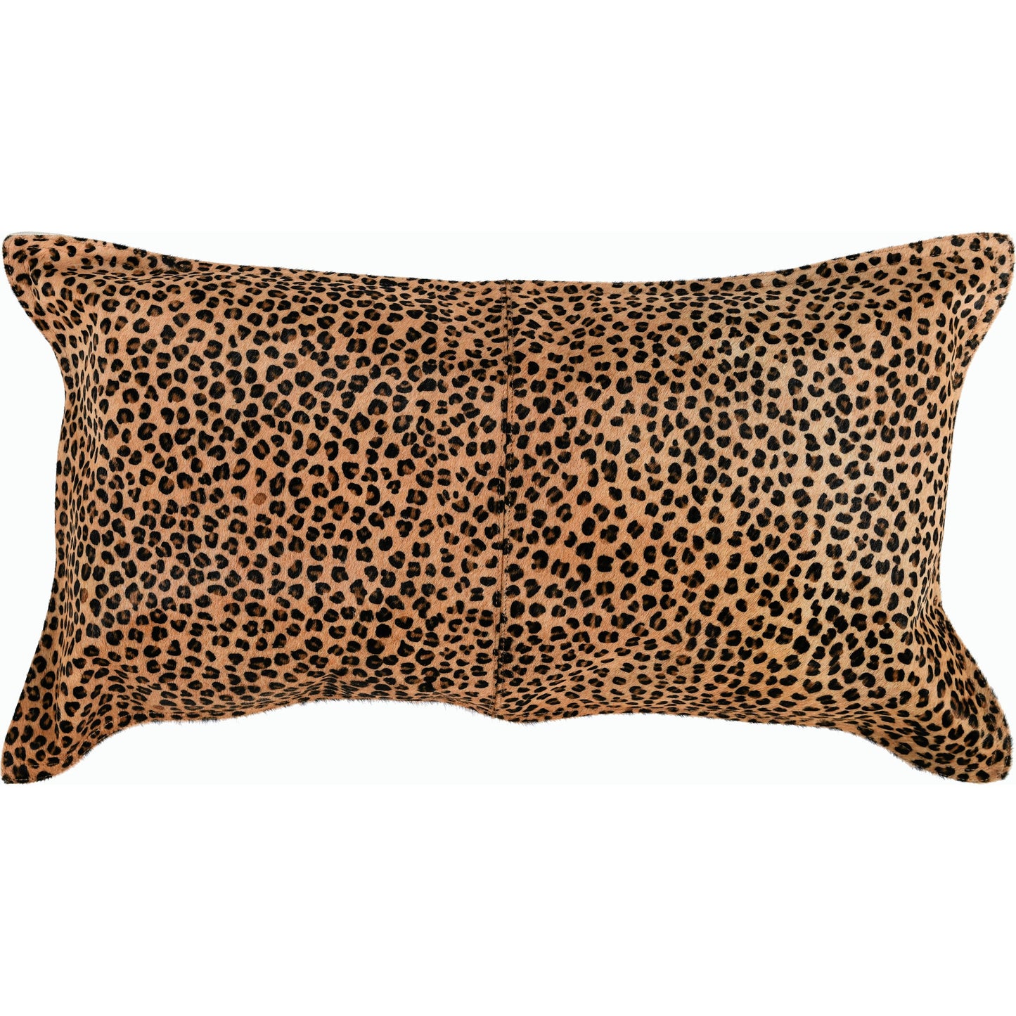 002 SI-2162511 | Primary Silo | Leopard Throw Pillow by Villa by Classic Home in camel, black. Made from 100% genuine cow hide in a modern style.