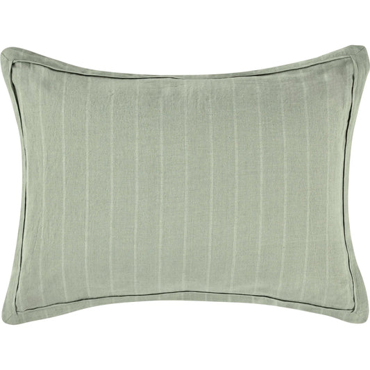 Monaco Sham by Villa by Classic Home. Made from 100% belgian flax linen 100% cotton back in a transitional style.