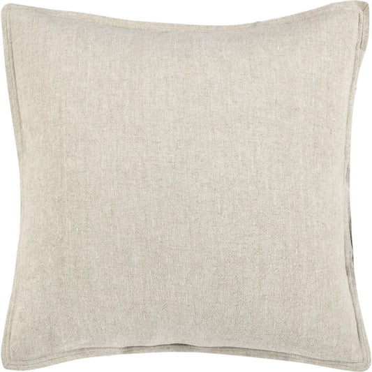 Talia Cotton Linen Blend Natural Euro Sham by Villa by Classic Home. Made from 100% solid cotton back in a transitional style.
