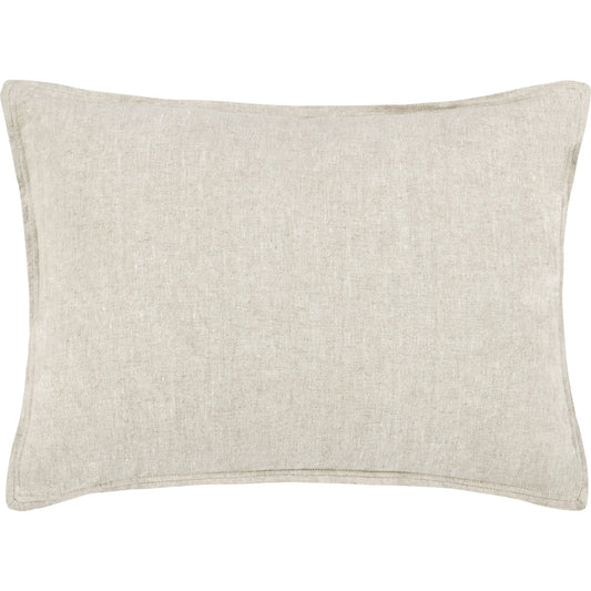 Talia Cotton Linen Blend Natural Euro Sham by Villa by Classic Home. Made from 100% solid cotton back in a transitional style.