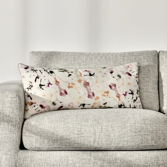 Cosmo Coton Linen Blend Throw Pillow by Villa by Classic Home in multicolor. Made from 60% cotton, 40% belgian flax linen in a transitional style.