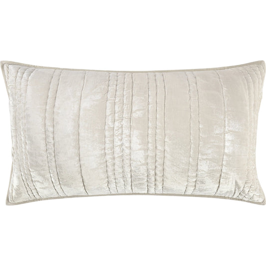 Seville Oyster Gray Sham by Villa by Classic Home in oyster gray. Made from 70% nylon, 30% viscose in a transitional style.