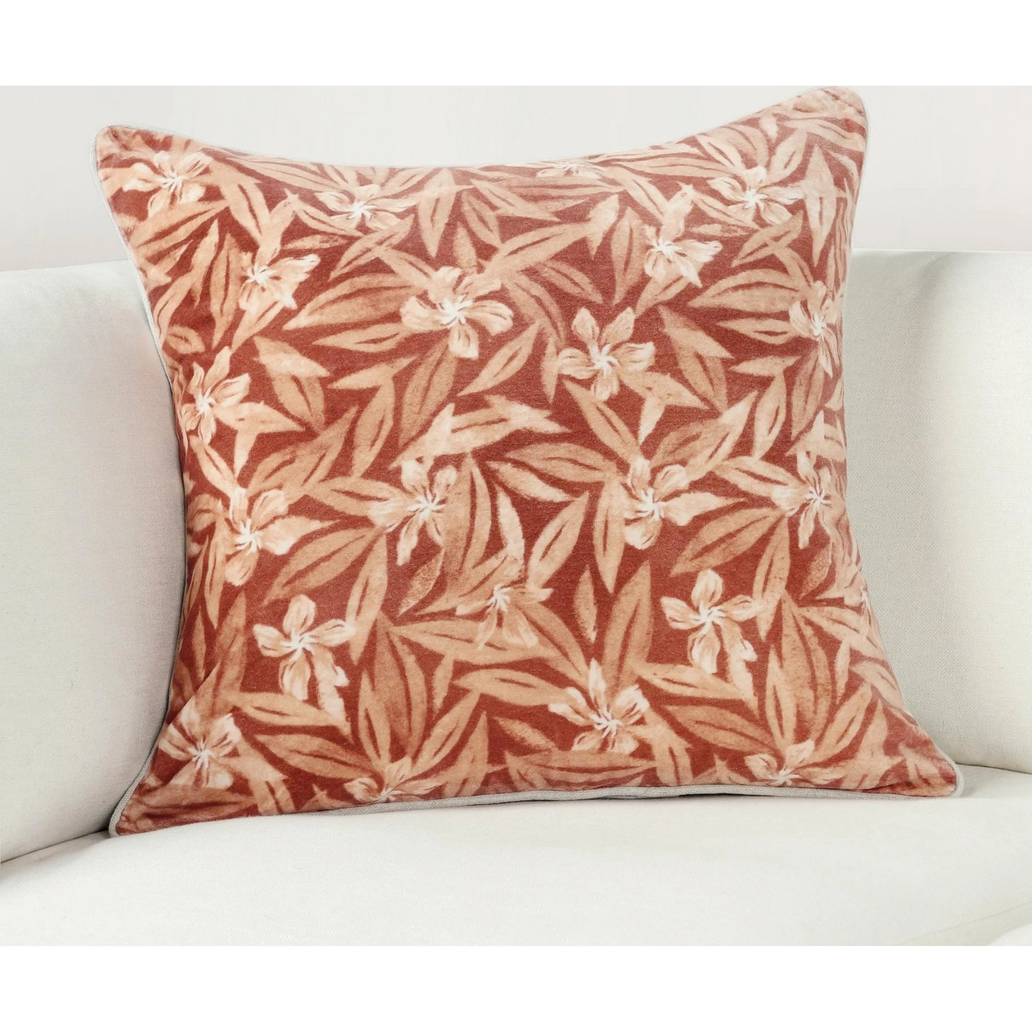 014 SI-2243728 | Lifestyle | Lamia Throw Pillow by Villa by Classic Home. Made from 100% cotton velvet in a eclectic & global style.