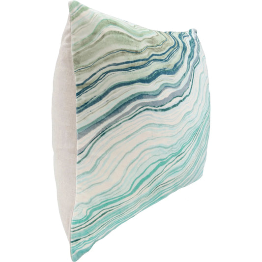 001 SI-2533368 | Primary Silo | Zircon Velvet Cotton Throw Pillow by Villa by Classic Home. Made from 100% cotton velvet, 50% linen, 50% cotton back in a unique style.