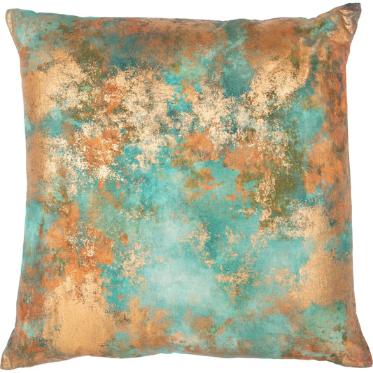 Equilibrium Linen Blend Fabric Throw Pillow by Villa by Classic Home. Made from 50% cotton, 50% linen, same fabric front in a modern style.