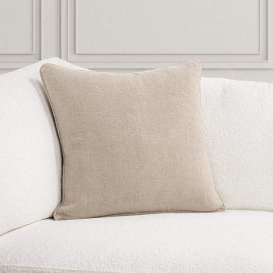 Bedford Linen Fabric Throw Pillow by Villa by Classic Home. Made from 100% linen in a unique style.