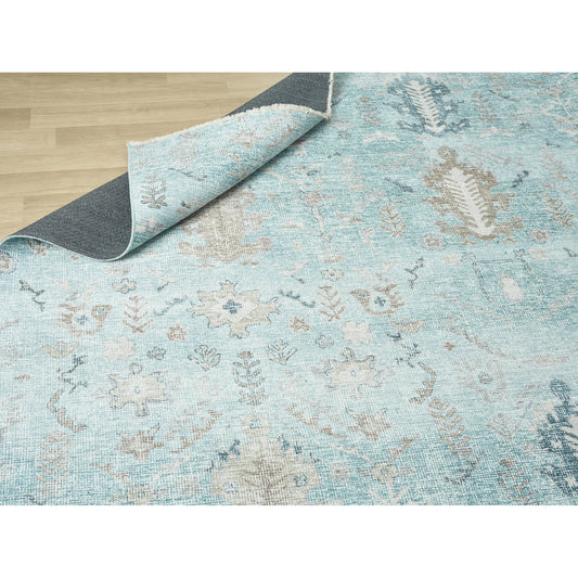 Valora Rug - VA1936 by Kalaty in blue. Made from cotton in a unique style.