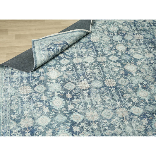 Valora Rug - VA1944 by Kalaty in blue. Made from cotton in a unique style.