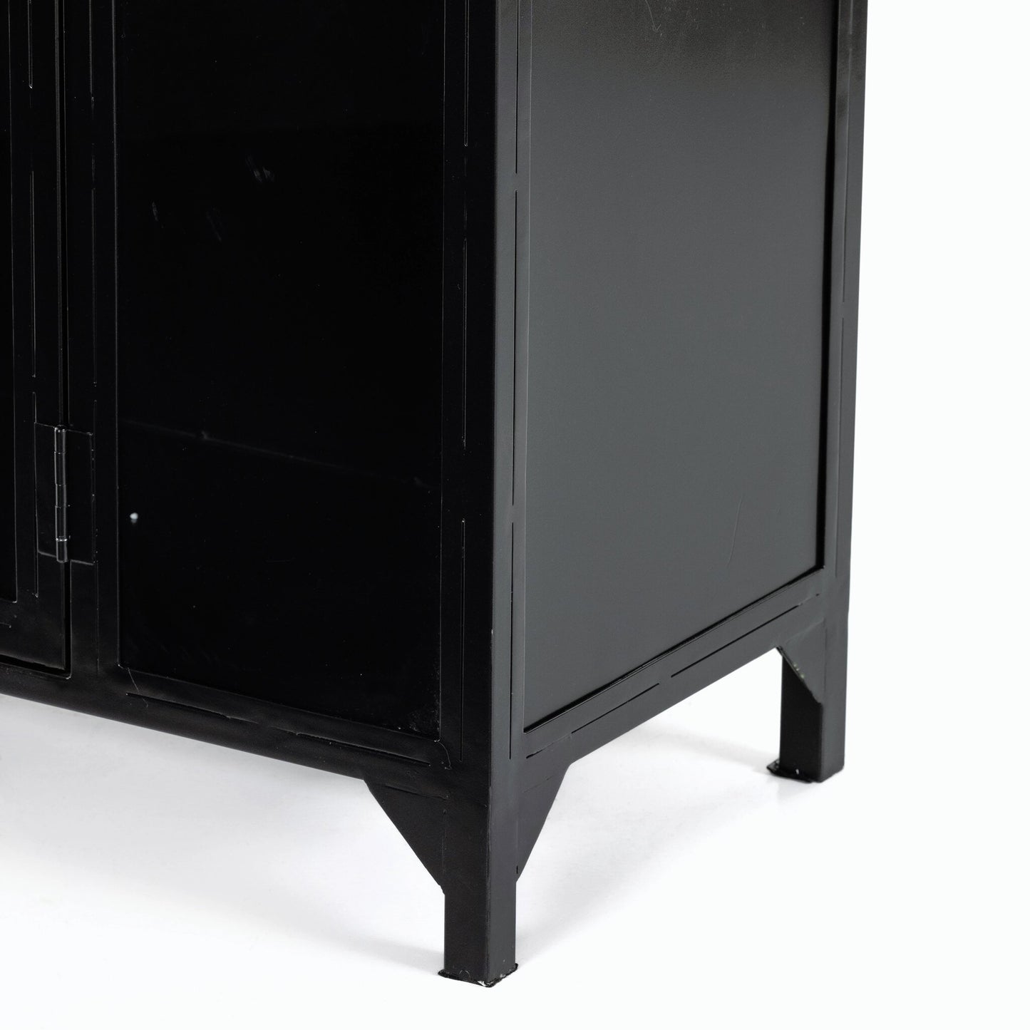 035 S-338876 | Closeup | Belmont Cabinet by Four Hands. Made from iron in a transitional style.