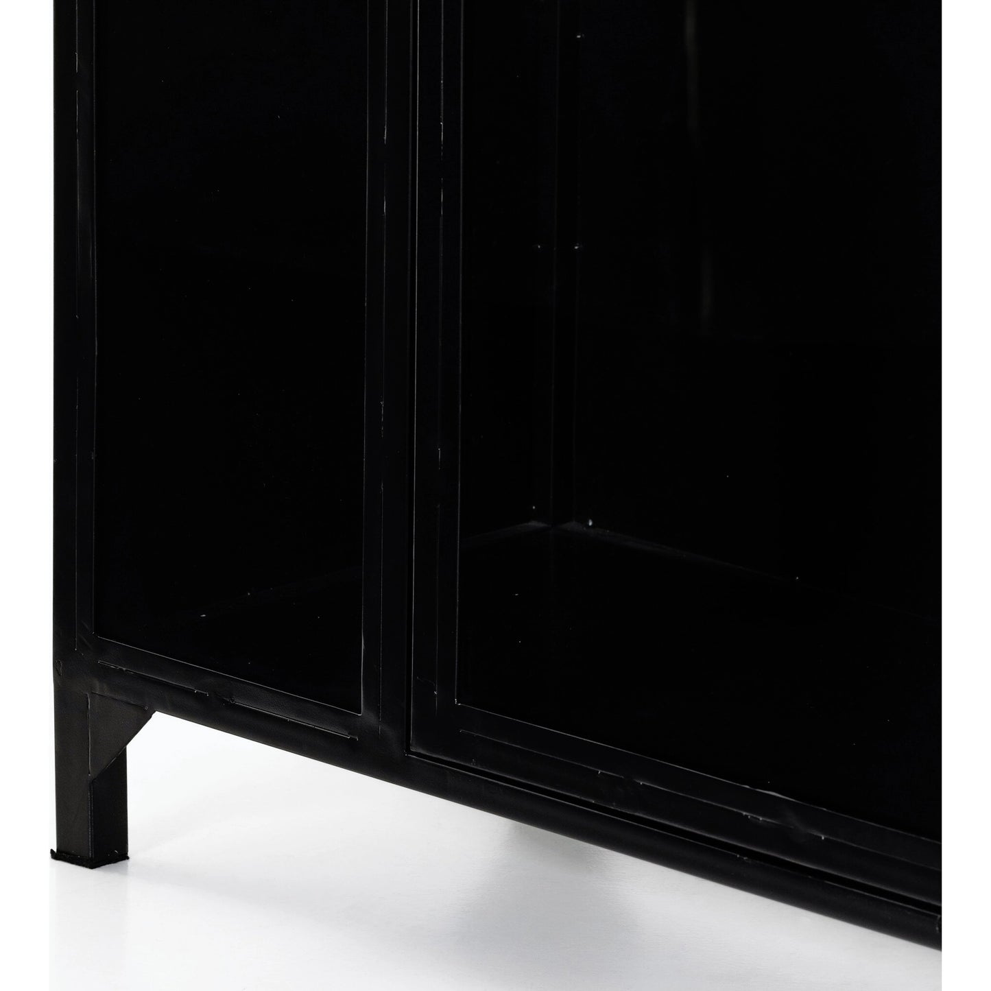 036 S-338876 | Closeup | Belmont Cabinet by Four Hands. Made from iron in a transitional style.