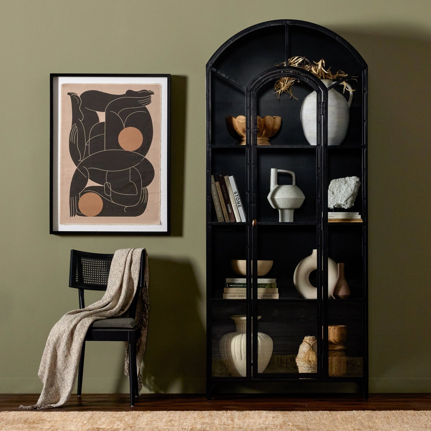 039 S-338876 | Lifestyle | Belmont Cabinet by Four Hands. Made from iron in a transitional style.