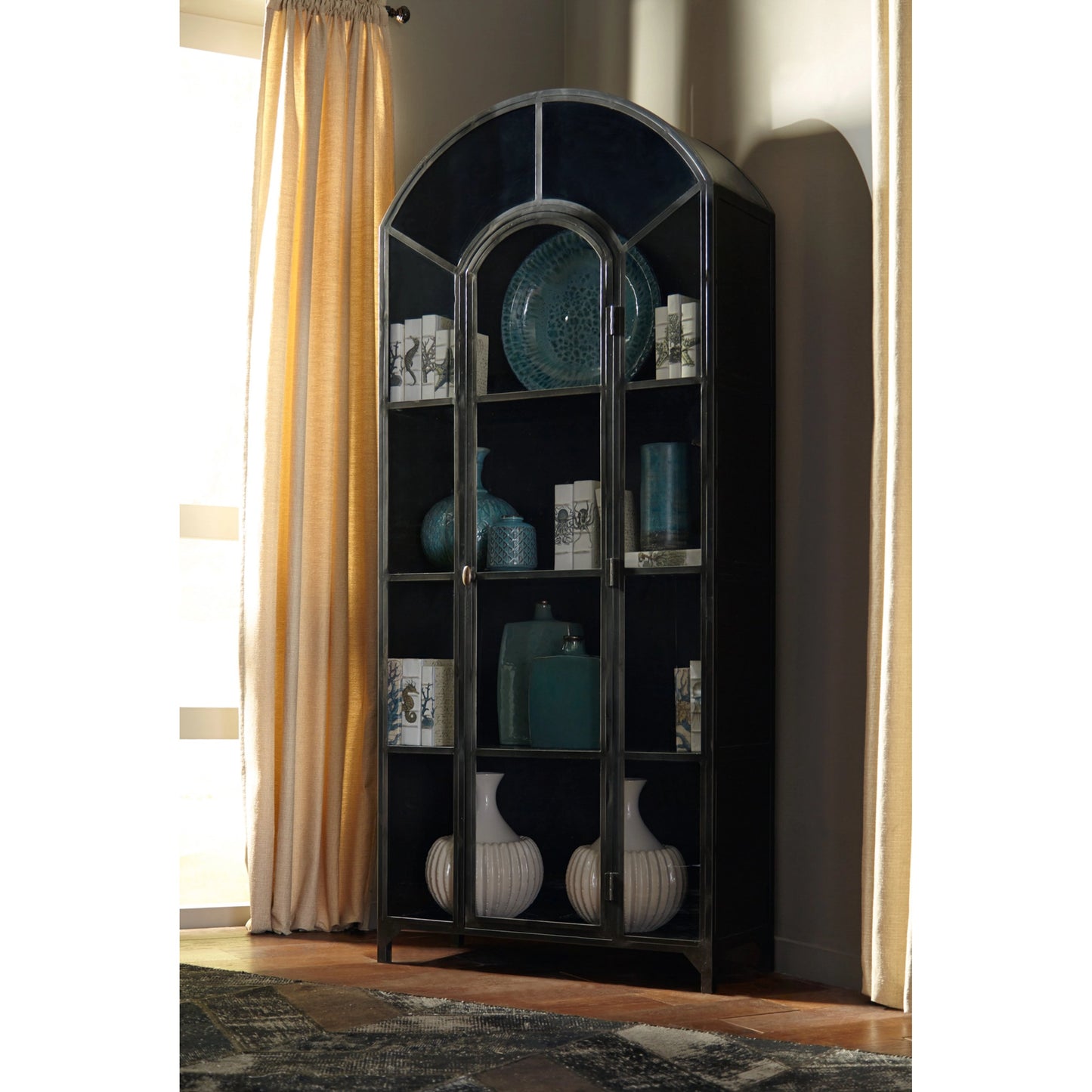 040 S-338876 | Lifestyle | Belmont Cabinet by Four Hands. Made from iron in a transitional style.