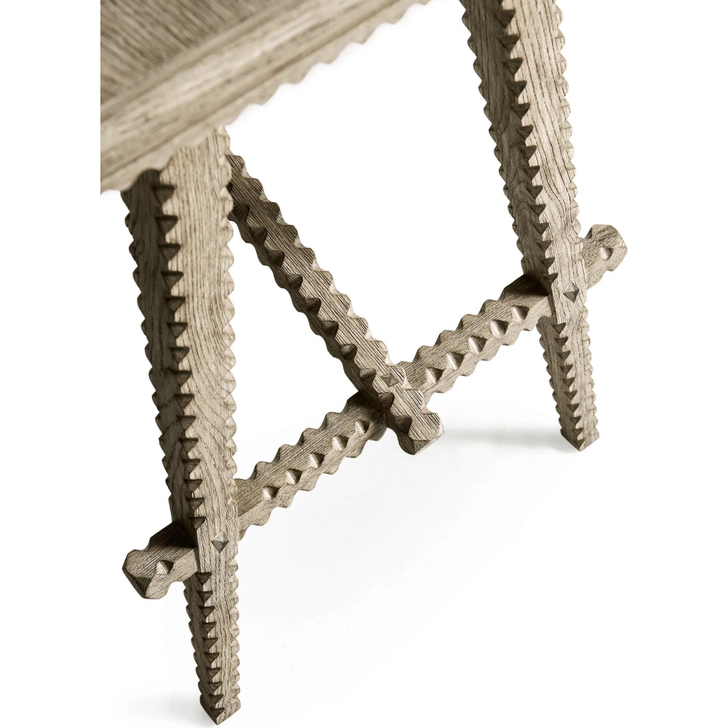 007 SI-2252697 | Closeup | Stratford Console Table by Jonathan Charles in grey and greyed oak. Made from oak, oak veneer in a transitional style.