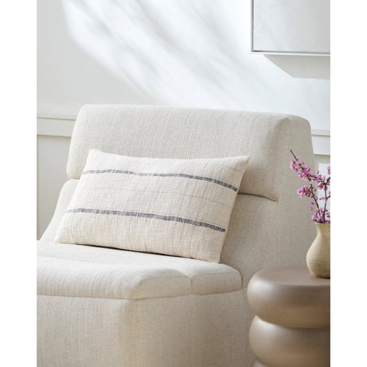 Visby Pillow - 34138 by Surya in off-white, ivory, light silver. Made from front: 100% cotton, back: 100% cotton in a modern style.