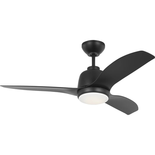Avila Coastal 44" LED Ceiling Fan by Visual Comfort & Co.. Made from marine grade steel in a modern style.