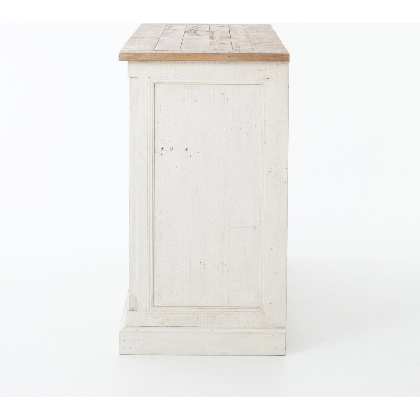 011 S-279237 | Additional Silo | Cintra Sideboard by Four Hands in limestone white, driftwood natural. Made from solid mixed reclaimed wood in a cottage & farmhouse style.
