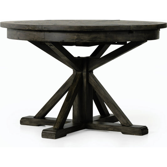 001 SR-711850 | Primary Silo | Cintra Extension Dining Table by Four Hands in black olive. Made from solid mixed reclaimed wood in a cottage & farmhouse style.