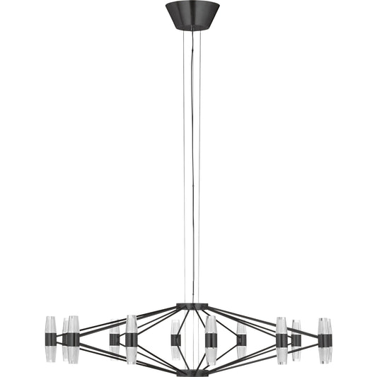 Lassell Large Chandelier by Visual Comfort & Co.. Made from brass in a modern style.