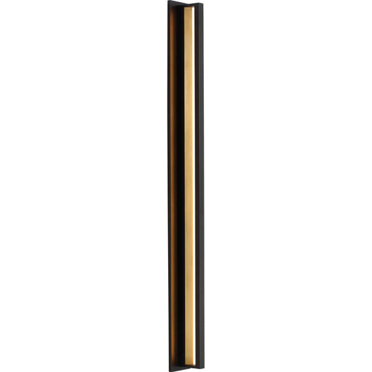 Anton Grande Wall Sconce by Visual Comfort & Co. in black. Made from aluminum in a modern style.