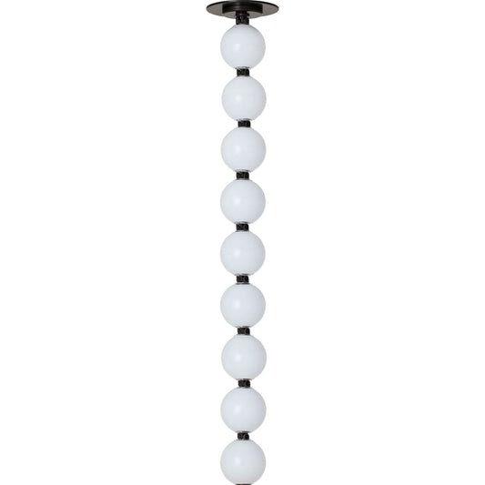 Perle 24 Pendant by Visual Comfort & Co. in dark bronze and dark bronze. Made from brass, glass in a modern style.