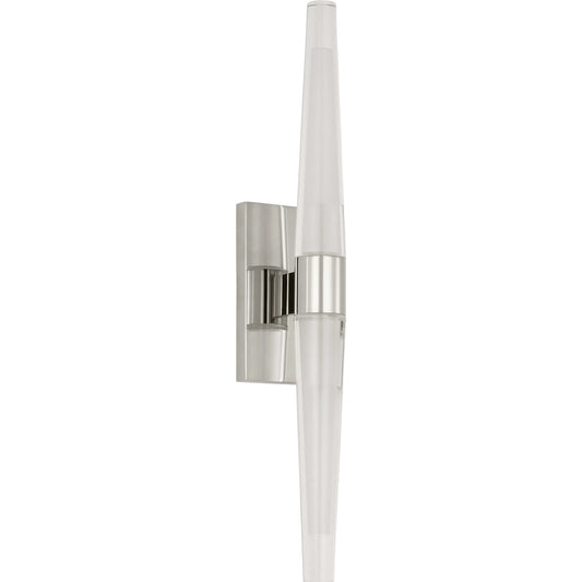 Lassell Single Tall Sconce by Visual Comfort & Co.. Made from steel or brass in a modern style.