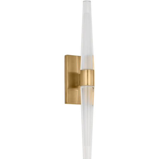 Lassell Single Tall Sconce by Visual Comfort & Co.. Made from steel or brass in a modern style.