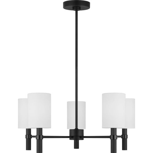 Manor Medium Chandelier by Visual Comfort & Co.. Made from steel in a transitional style.