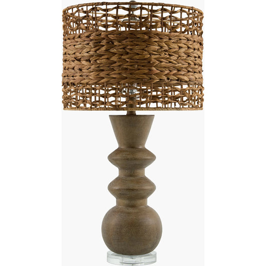 Vedruna Accent Table Lamp 625347 by Livabliss. Made from resin, crystal, linen, polyester in a rustic style.