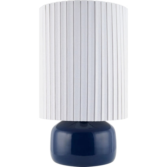Vadso Accent Table Lamp by Livabliss in glazed. Made from ceramic, linen in a modern style.