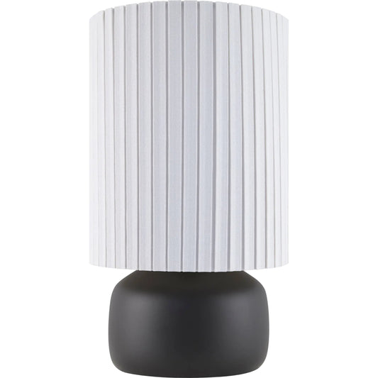 Vadso Accent Table Lamp by Livabliss in glazed. Made from ceramic, linen in a modern style.