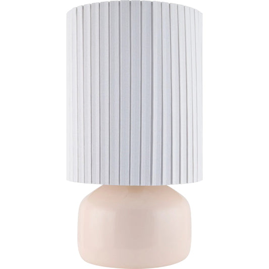 Vadso Accent Table Lamp by Livabliss in glazed. Made from ceramic, linen in a modern style.
