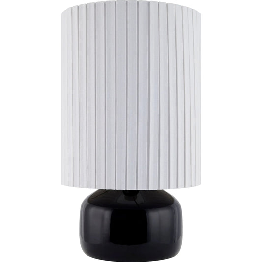 Vadso Accent Table Lamp by Livabliss in glazed. Made from ceramic, linen in a modern style.