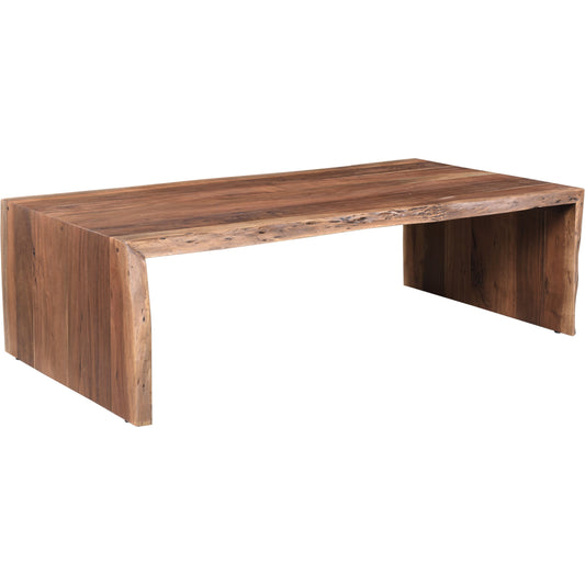 Tyrell Coffee Table by Moe's Home Collection in natural. Made from solid acacia in a modern style.