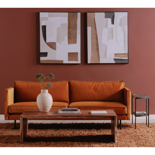Tyrell Coffee Table by Moe's Home Collection in natural. Made from solid acacia in a modern style.