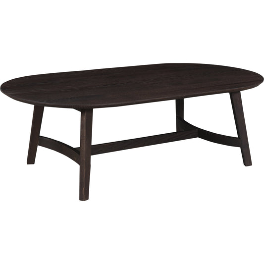 000 SI-2122090 | Primary Silo | Trie Coffee Table by Moe's Home Collection in dark brown. Made from solid oak in a modern style.