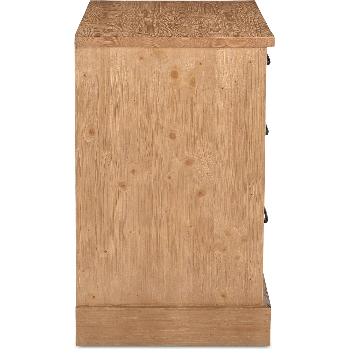 004 SI-2368366 | Additional Silo | Tade 3 Drawer Nightstand by Moe's Home Collection in honey pine. Made from solid pine wood, mdf back in a unique style.