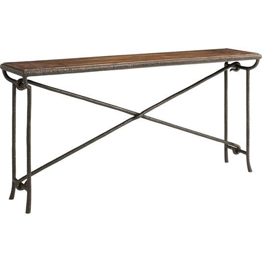 001 SI-2535719 | Primary Silo | Forge Iron Console Table by Jonathan Charles in cast metal finish. Made from main aluminum in a unique style.