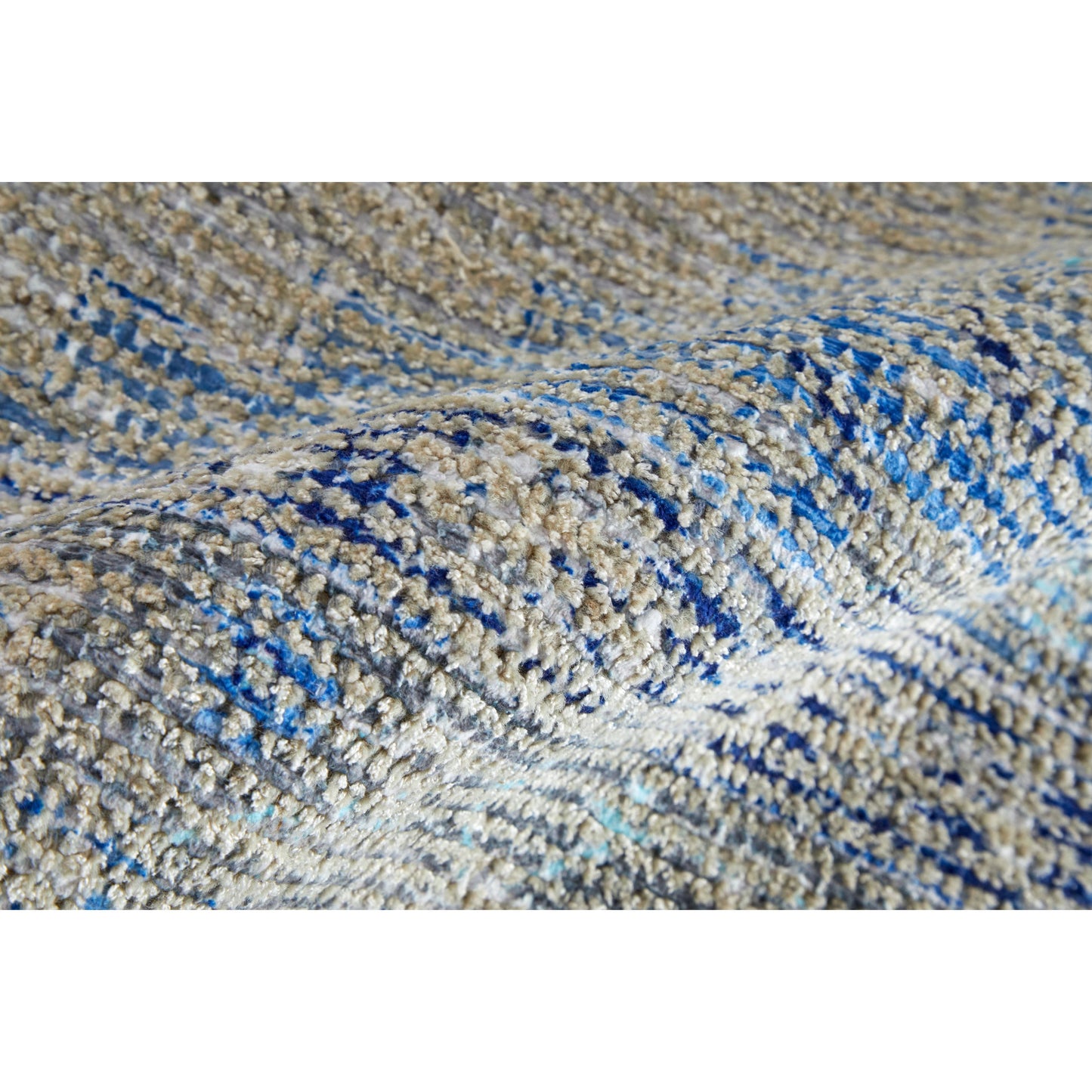 015 SI-1753693,SI-1753696 | Closeup | Caldwell Transitional Rug - 8108F by Feizy in gray, blue, ivory. Made from wool, viscose in a unique style.