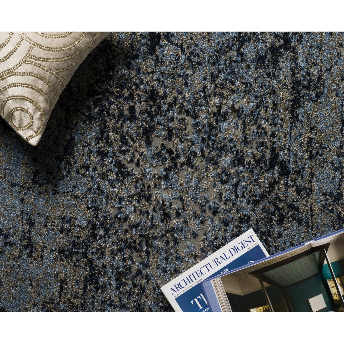 005 56744-23743 | Lifestyle | Viera VR-07 Rug by Loloi in gray, navy. Made from unique in a modern style.