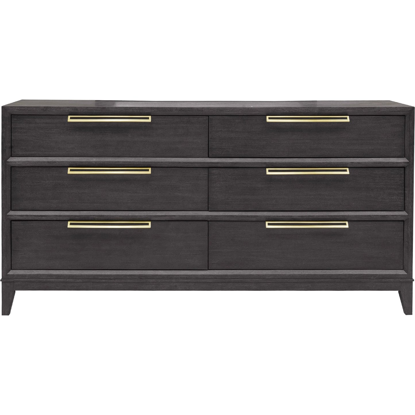 002 SI-2238773 | Additional Silo | Quincy 6-Drawer Dresser by Pulaski Furniture in molasses. Made from ash wood veneers in a unique style.